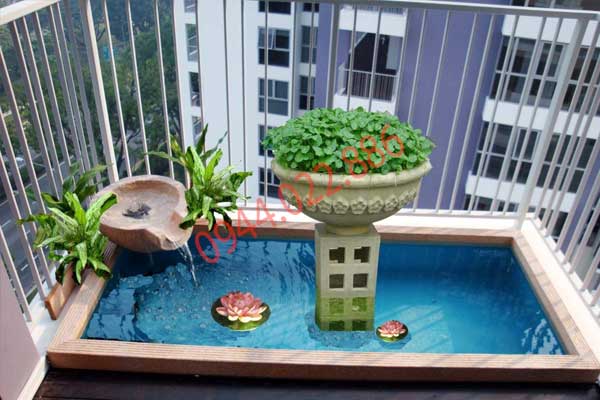 hồ cá koi ban công