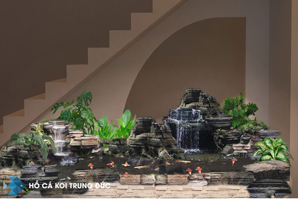 hồ cá koi trong nhà đẹp
