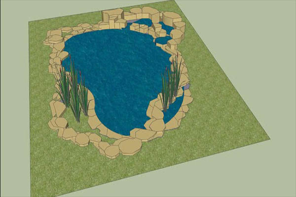 Xây bể hồ cá koi